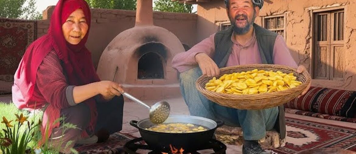 Crispy Smashed French Fries Recipe | Fast-Food Style & Cozy Village Life Crispy Smashed French Fries Recipe | Fast-Food Style & Cozy Village Life