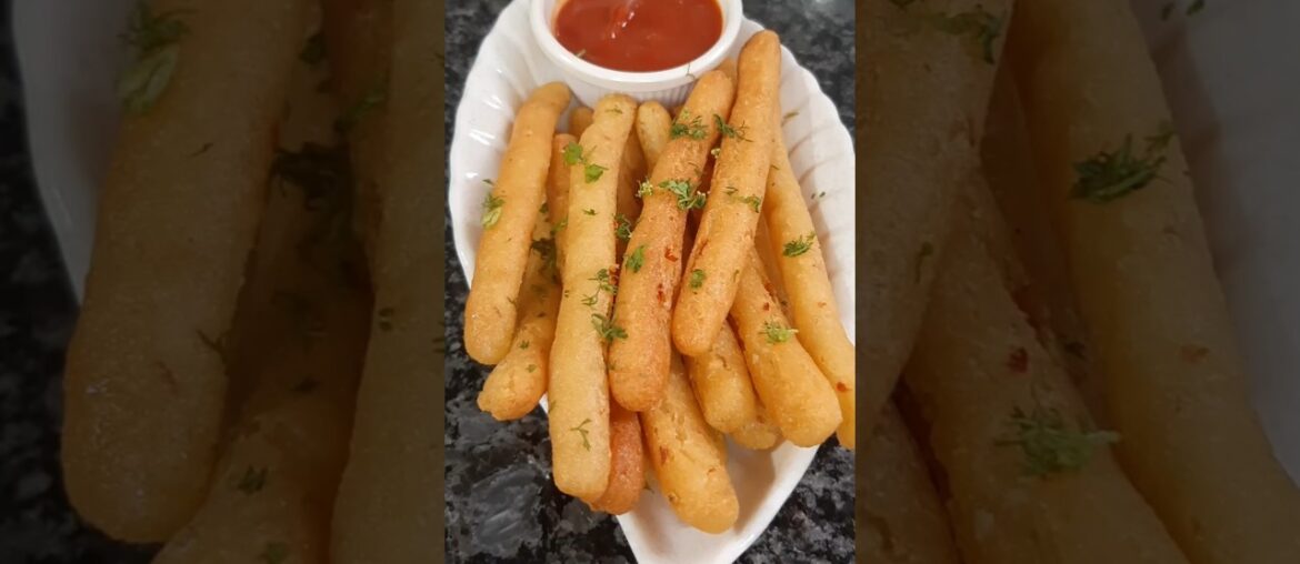 Viral Suji French Fries | Kids Favorite Snack No Potato Needed! #shorts #viral #frenchfries #suji