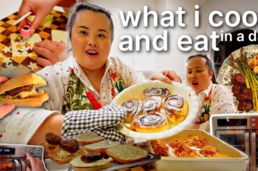 VLOG: what i cook and eat in a day ft. easy + fast meals w/ midea flexify french door air fryer oven