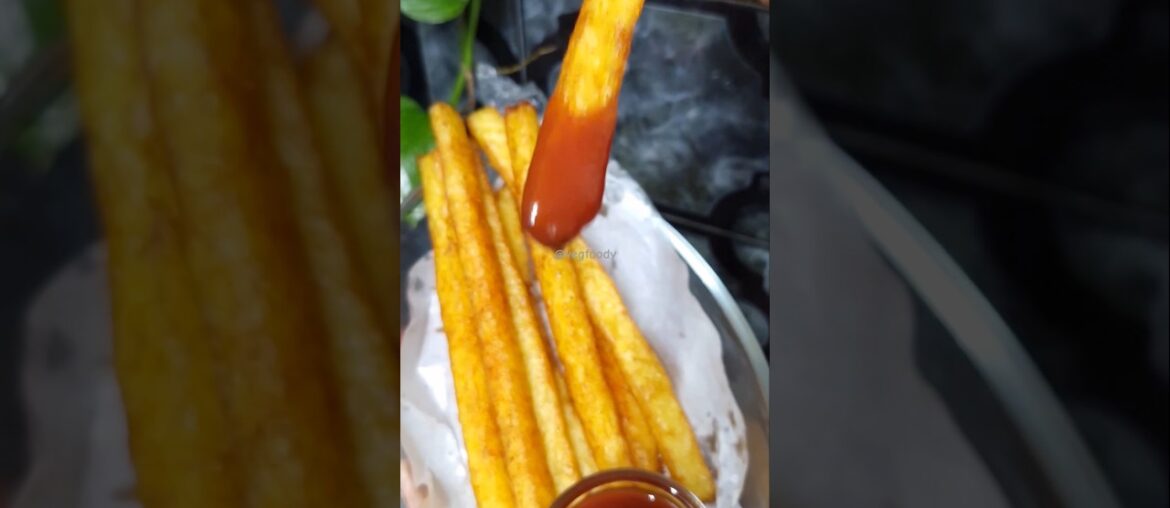 Crispy French Fries #shorts #youtubeshorts #shortsfeed #trending #viral #crispy #snacks #food #vegan