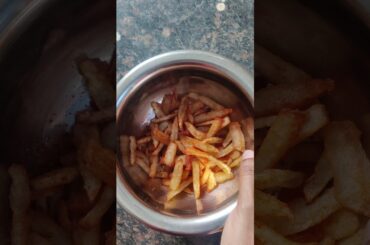 french fries recipe//snacks//potato fries#ytshorts@Goudgariammai__07