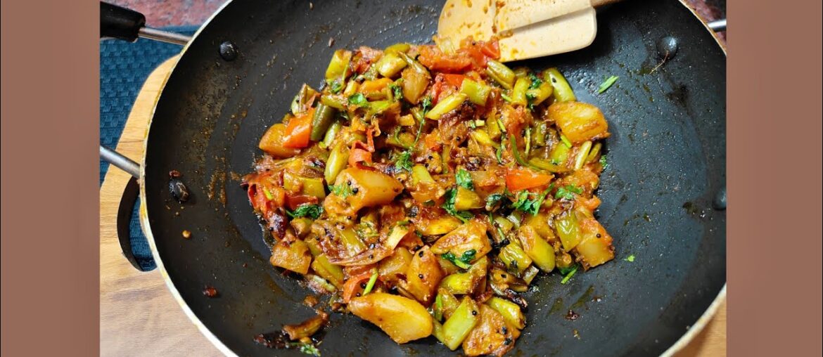 French Beans With Potato | LIVE