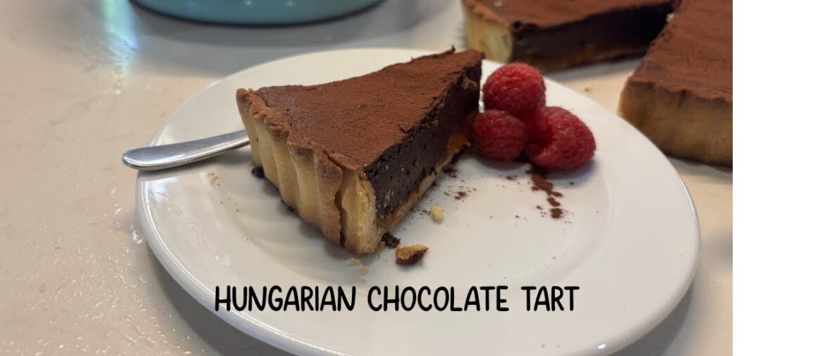 Chocolate & Apricot Tart | Hungarian Heritage Meets French Pastry Science