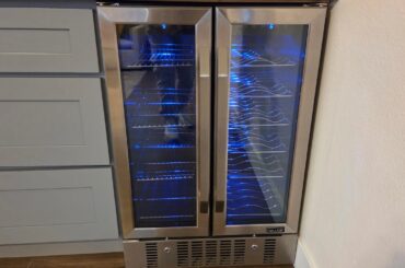 NewAir 24" Dual Zone Wine and Beverage Refrigerator, Built in French Doors with Lock|QUICK OVERVIEW|