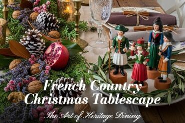 French Country Christmas Tablescape