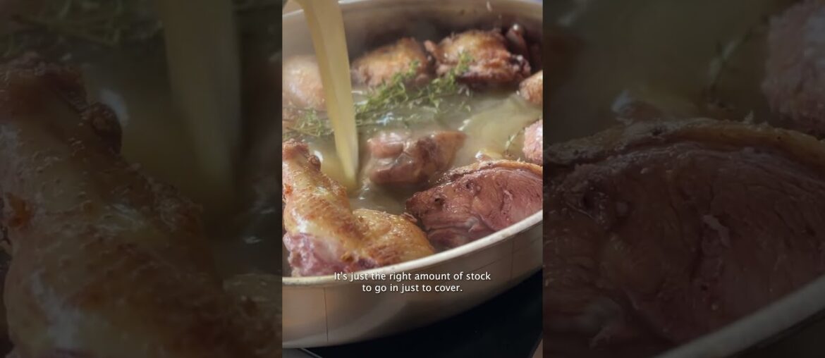 The ultimate Coq Au Vin.  #chef #michelin #coqauvin