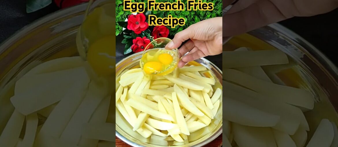 Trending Egg Coated French Fries Recipe | Egg French Fries | #trending #food #egg