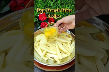 Trending Egg Coated French Fries Recipe | Egg French Fries | #trending #food #egg