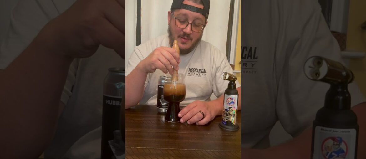 Hubbards Cave French Toast Stout w/the Caramelizer #bierstacheln #craftbeer #beer #beercaramelizer