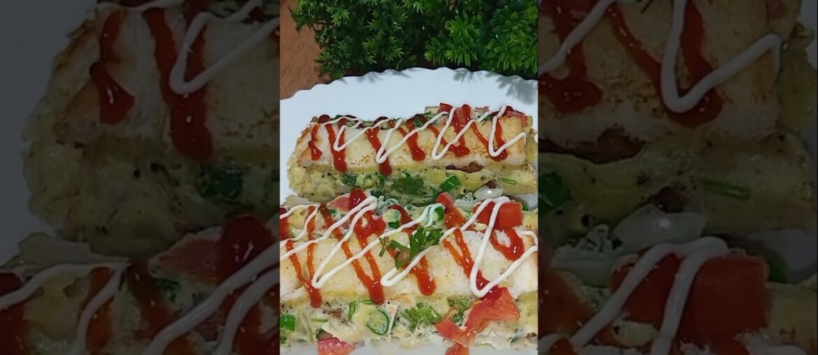 Bread omlette roll #frenchstyle #eggrecipe #eggroll #omlette #trendingshorts