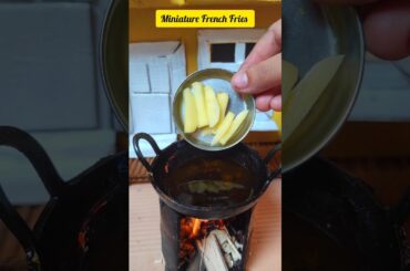 Mini French Fries | Miniature Cooking | Tiny Foods | Mini Real Cooking #trending #mini #miniature