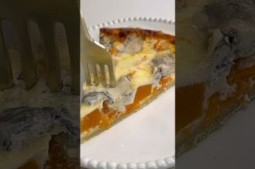 French Pumpkin Quiche with Gorgonzola Cheese