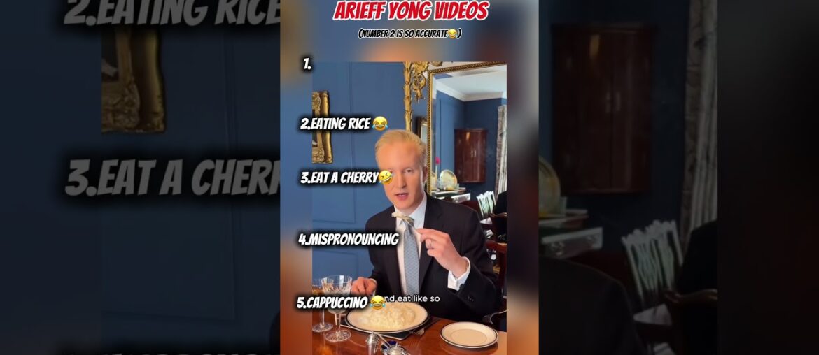 Ranking funniest Arieff yong videos #foryou #funny #funnyvideos #viral #usa #uk #arieffyong #shorts