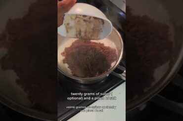 Chocolate caliente estilo Frances