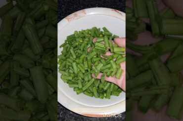 French Beans Pakistani Recipes #shorts #youtubeshorts #pakistanifood #frenchbeansrecipe #recipe