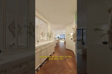 Design of foyer and dining-kitchen area in French style#interiordesign#homedecorideas#foyerdesign