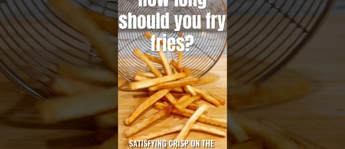 Daily cooking test day 24 | French fries how long should you fry fries? #shorts