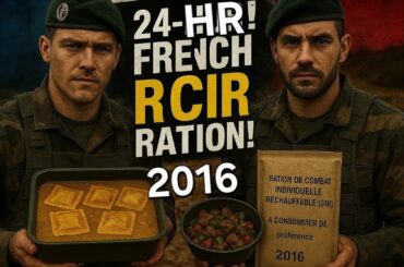 2016 French 24-Hour RCIR MRE! Better Than Restaurant Food??!!!