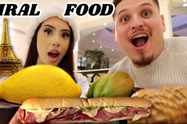 Trying viral food in PARIS
