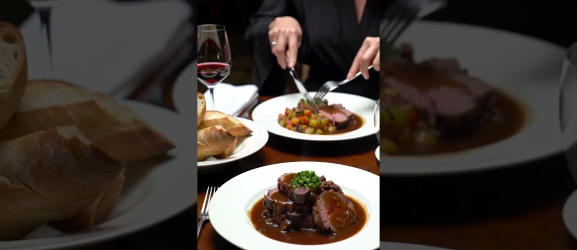 A French fine-dining table #food #french #cooking #dinner