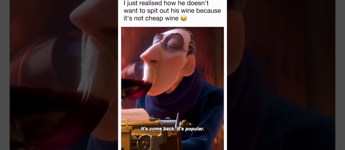*checks wine to see if it’s worth spitting out* #pet #rat #movie #chef #food #wine #restaurant #dine