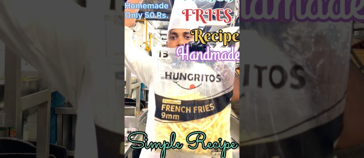 French fries homemade recipe #frenchfries #homemadefrenchfries #shorts