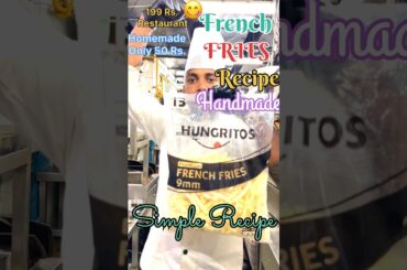 French fries homemade recipe #frenchfries #homemadefrenchfries #shorts