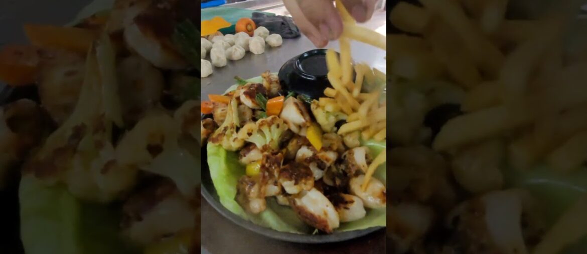 CRISPY SEAFOOD SIZZLER/SEAFOOD SIZZLER/