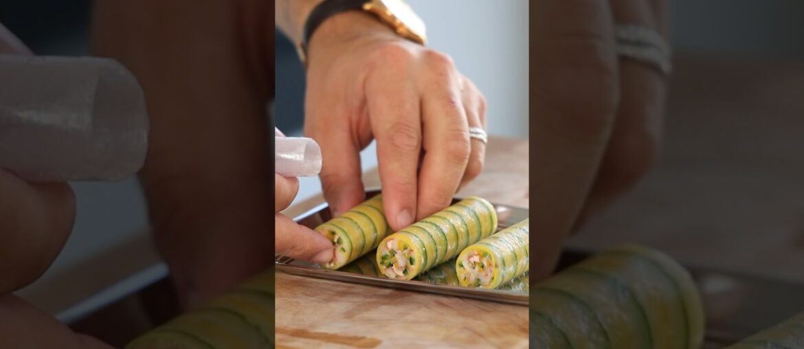 Michelin star garnish! Perfect use of lobster trimmings #shorts