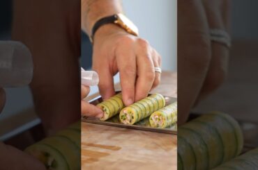 Michelin star garnish! Perfect use of lobster trimmings #shorts