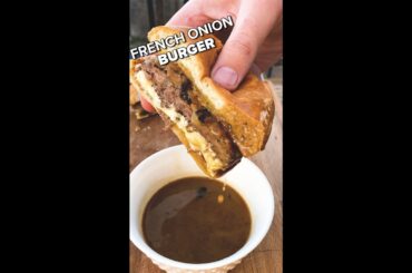 French Onion Soup BURGER!