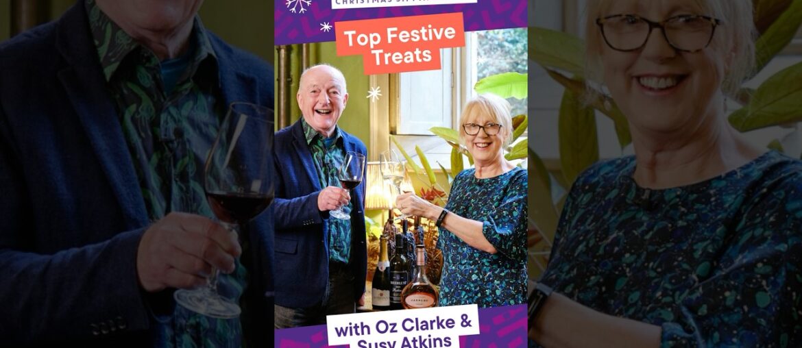 Christmas Sipping with Oz Clarke & Susy Atkins: Top Festive Treats #Shorts #Winetasting Christmas Sipping with Oz Clarke & Susy Atkins: Top Festive Treats #Shorts #Winetasting