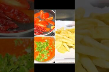 market jaisa french fry with Chatni recipe #food #cooking #recipe