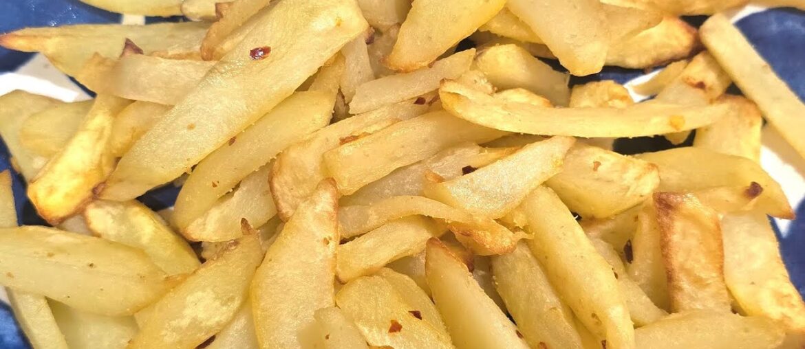 How to make Potatoe French fries from the scratch with airfryer #cooking #food #recipe #potato