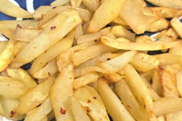How to make Potatoe French fries from the scratch with airfryer #cooking #food #recipe #potato