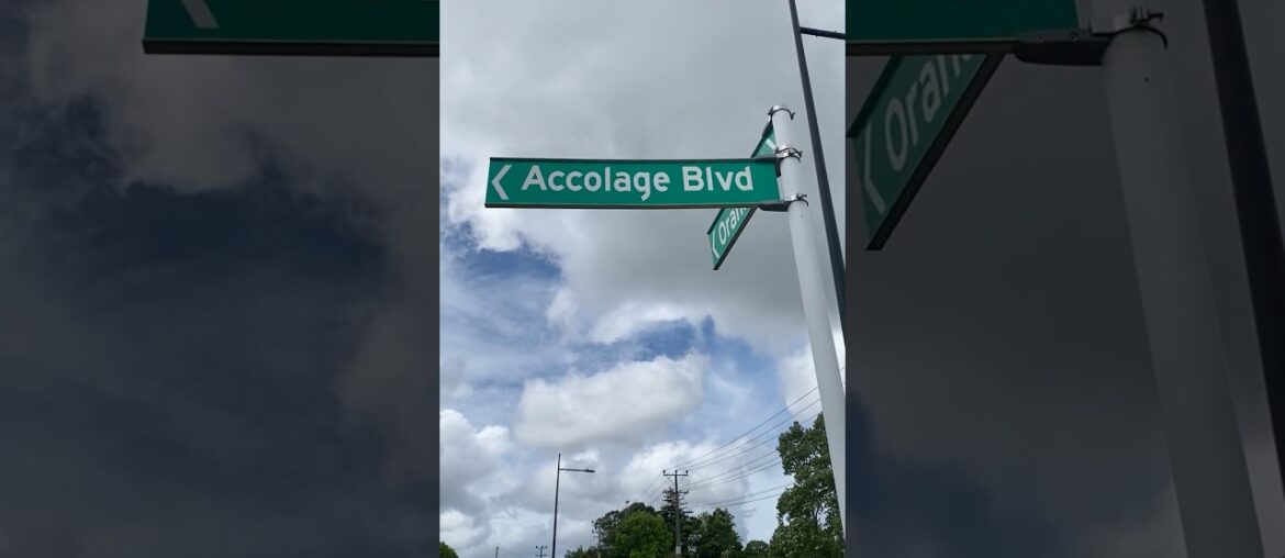 Wine-Related Road Names in West Auckland – Accolage Boulevard #streetname #kumeu #westauckland Wine-Related Road Names in West Auckland - Accolage Boulevard #streetname #kumeu #westauckland