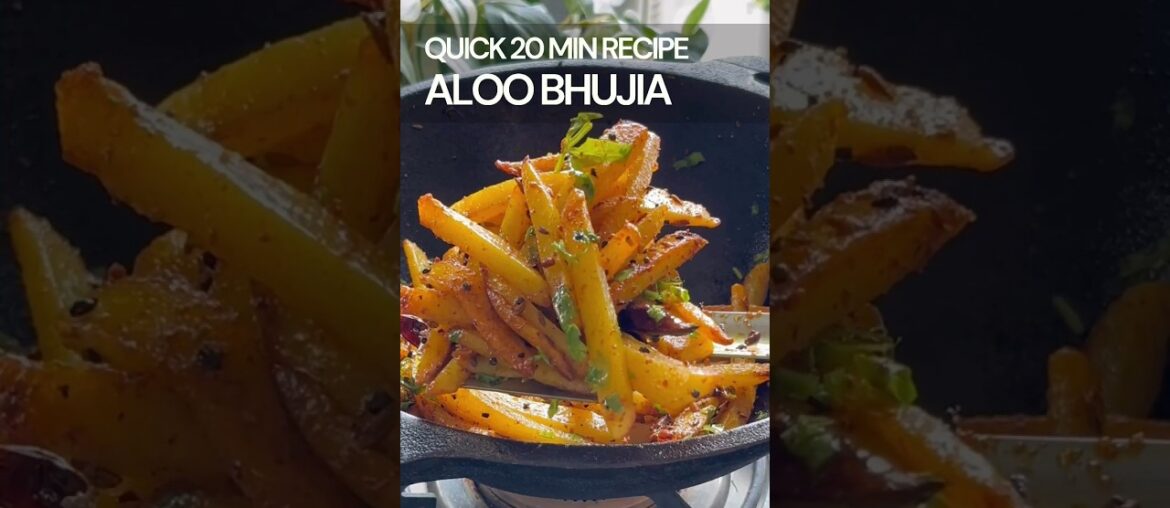 Crispy Aloo Bhujia Recipe | Bihari Aloo Bhujia Ki Sabzi | Lunch Recipes