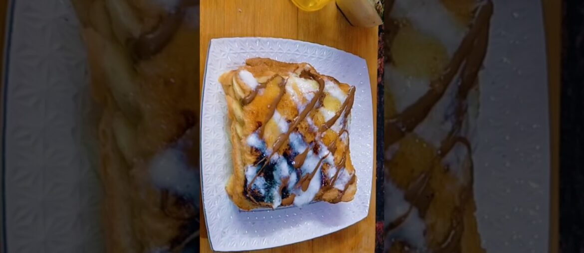 Banana And Milk French Toast Recipe | Healthy Breakfast Recipe For Kids /#shorts Banana And Milk French Toast Recipe | Healthy Breakfast Recipe For Kids /#shorts