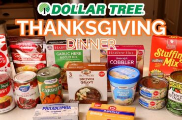 $20 Dollar Tree Thanksgiving...Can I Top Last Year’s Dinner?
