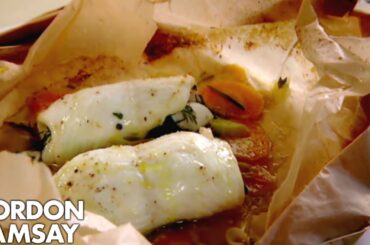 Lemon Sole en Papillote | Gordon Ramsay