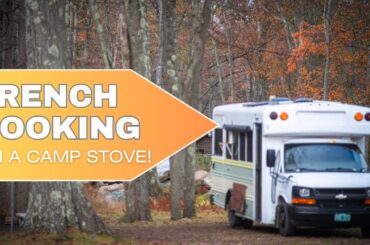 Rustic Dijon Chicken on a Coleman Stove | Gourmet Camp Cooking in the Poconos