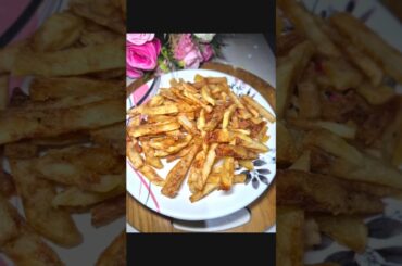 French fries #shorts #frenchfries #food #potato #easyrecipe #shorts #viral #viralshorts #aloorecipe