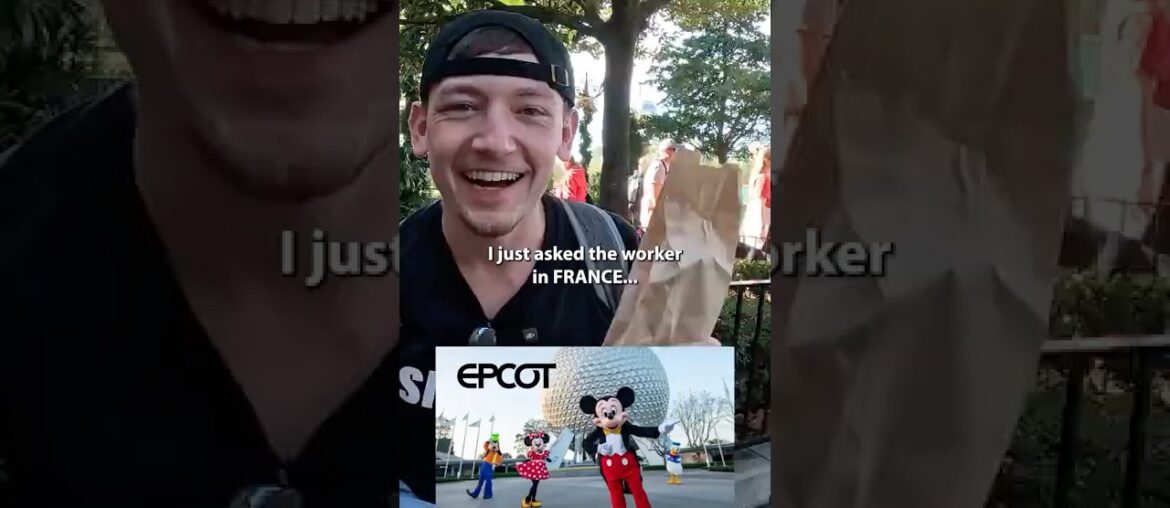 I asked an employee at EPCOT for the #1 FRENCH food...every tourist gets this apparently lol #shorts