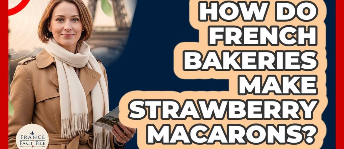 How Do French Bakeries Make Strawberry Macarons?