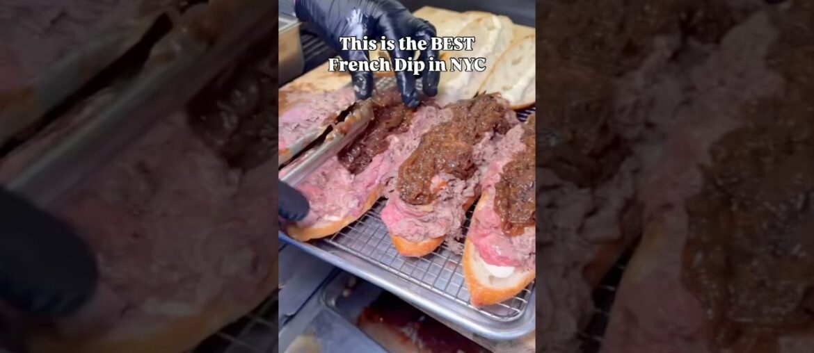 When Salt Hank opens a French Dip spot you wait in line in 98 degrees #food #nycfood #restaurants
