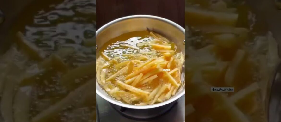 French Frise Kaise Banate Hai/How To Make French Fries// #food #recipe #cooking #shorts Foodie Fuel