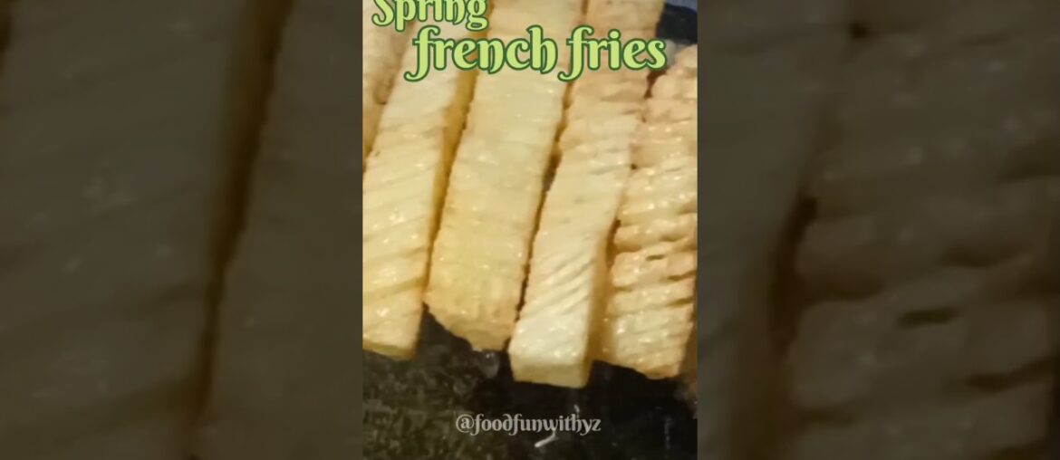 Spring French Fries Cutting #food #shorts #ytshorts #cooking  #trending #recipe