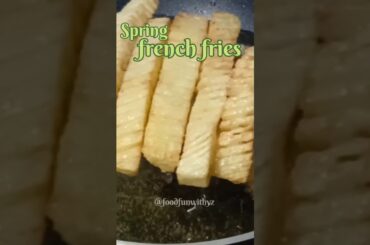 Spring French Fries Cutting #food #shorts #ytshorts #cooking  #trending #recipe