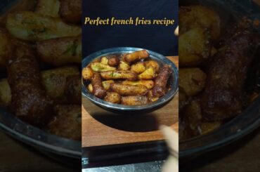 French fries recipe.#food #frenchfries #youtubeshorts