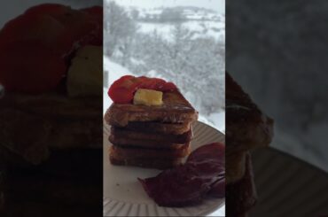 French Bacon Toast #FrenchToastRecipe #SnowyMorningCooking